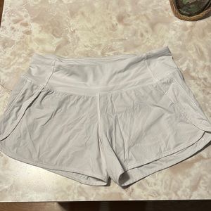 Lululemon white shorts